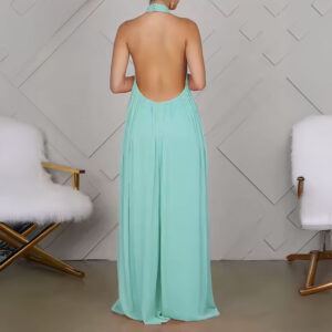 Colorful Backless Jumpsuit - Image 3